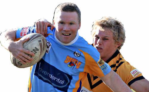 Barry Berrigan will play fullback for the Gympie Devils in their first grand final against Nambour, tomorrow. Barry Berrigan will play fullback for the Gympie Devils in their first grand final against Nambour, tomorrow.